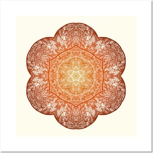 Forest Mandala - Colored Lace Posters and Art